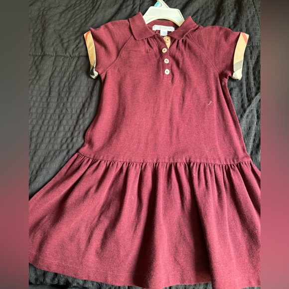 Burberry dress burgundy